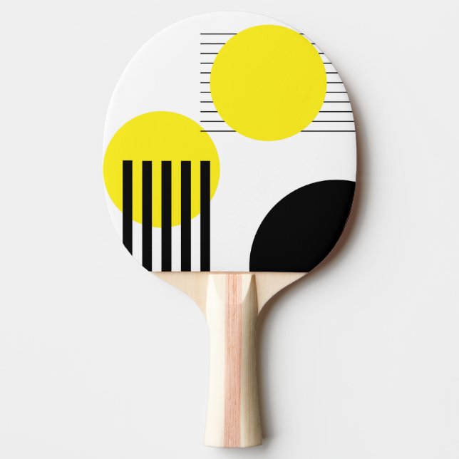 Abstract design ping pong paddle (Front)