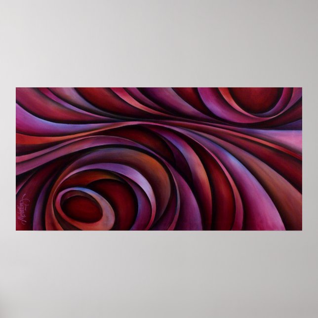 abstract design poster (Front)