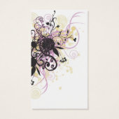 Abstract design Profile Card (Back)