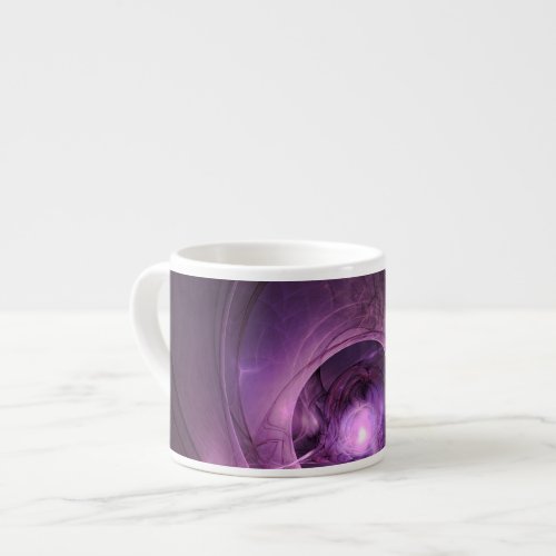 Abstract Design Purple Realms Espresso Cup