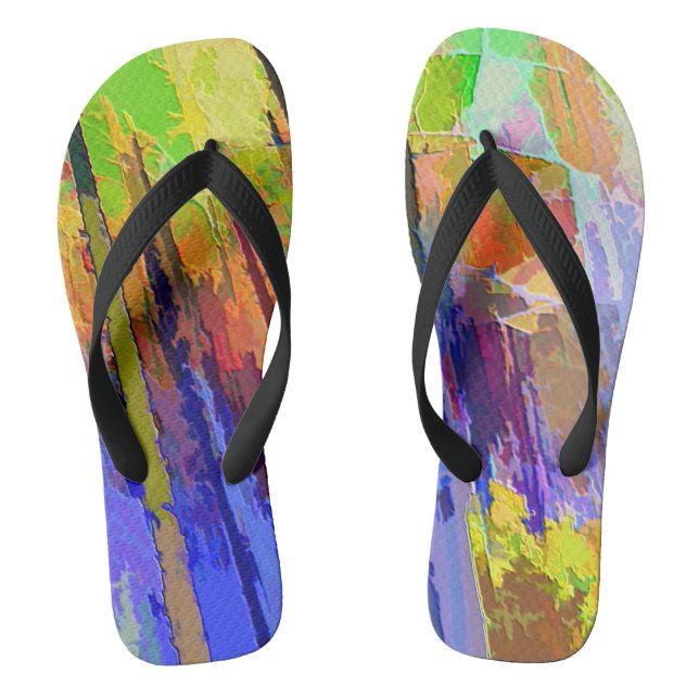 Abstract Design Sandals (Footbed)