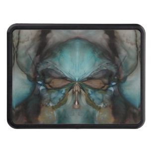 Abstract Design Scary Viking Mask Hitch Cover