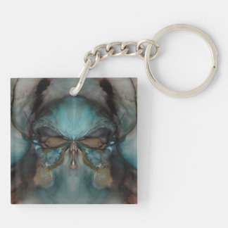 Abstract Design Scary Viking mask Keychain