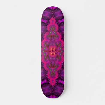 Abstract Design Skateboard - I Love You by usadesignstore at Zazzle