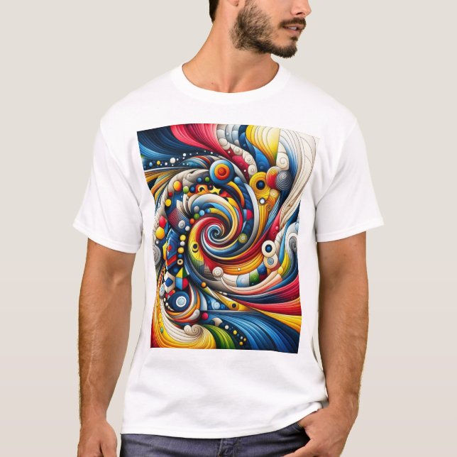 abstract design T-Shirt (Front)