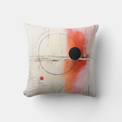 Abstract Design  Throw Pillow