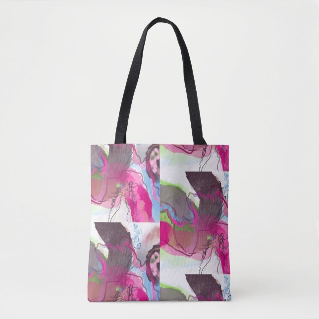 Abstract design tote bag (Front)