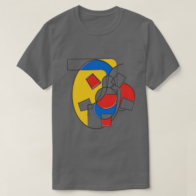 Abstract design with different shapes T-Shirt (Design Front)