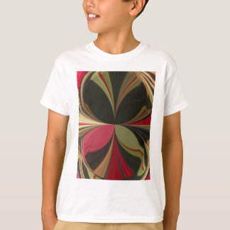 Abstract Design with Flowing Lines Art Print T-Shirt