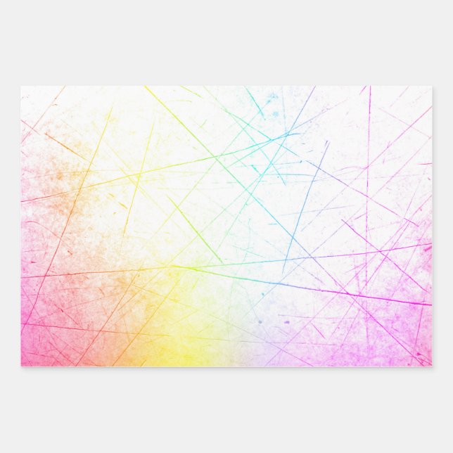 Abstract design wrapping paper sheets (Front 3)