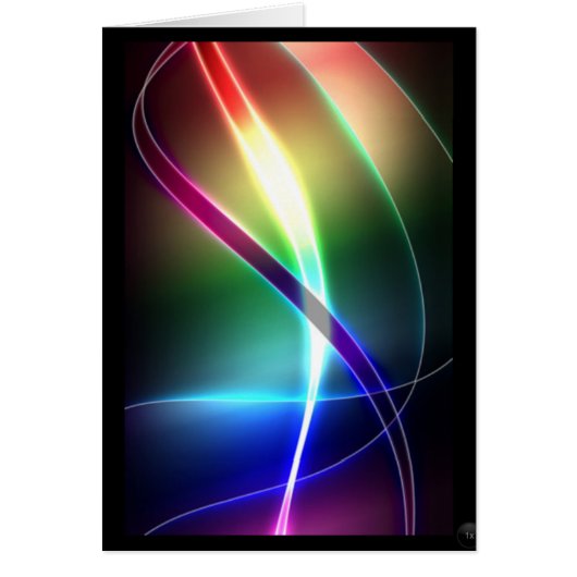 ABSTRACT DESIGNER NOTECARDS CARDS (Front)