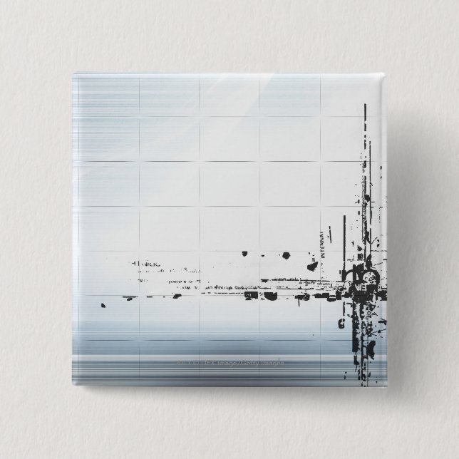 Abstract designs on grid button (Front)