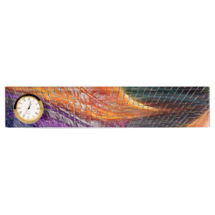 Abstract Desk Name Plate