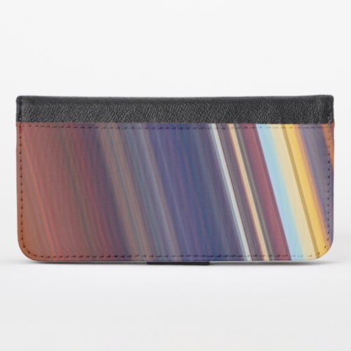 abstract diagonal iPhone XS wallet case