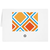 Abstract diamond geometrical cards (Back Horizontal)