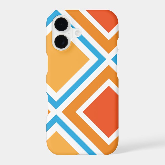 Abstract diamond geometrical Case-Mate iPhone case (Back)