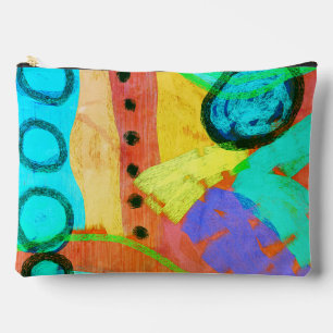 Abstract Digital Art Accessory Pouch