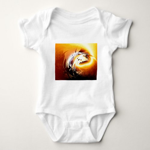 Abstract Digital Art Baby Bodysuit