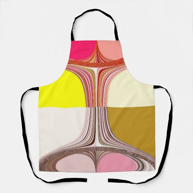 abstract digital artwork  apron (Front)