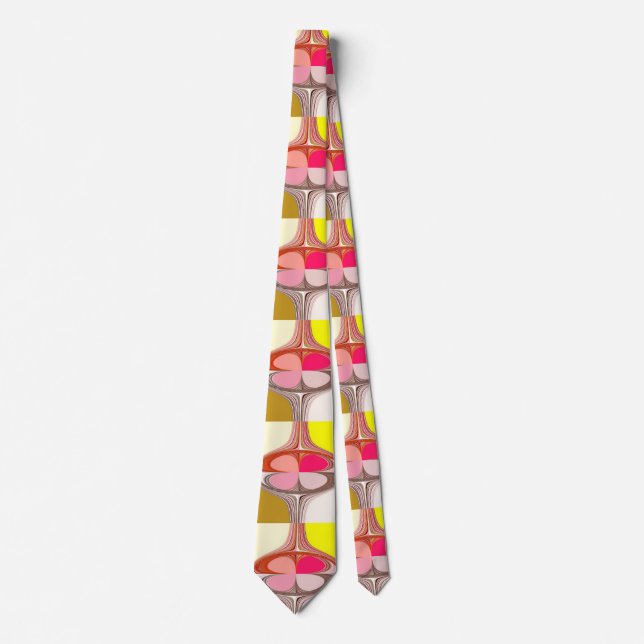 abstract digital artwork  neck tie (Front)