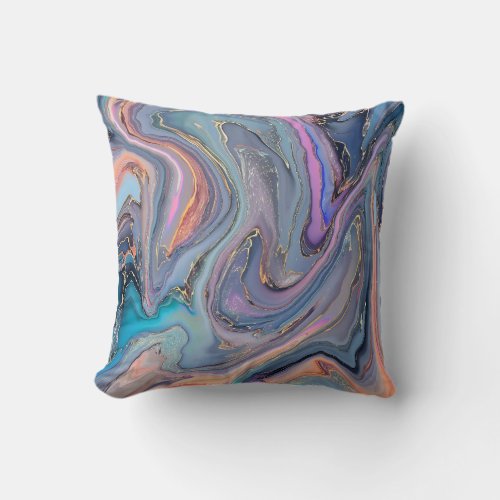 Abstract digital creation  throw pillow