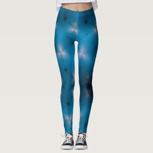 Abstract Digital Electronics Graphics Art Leggings