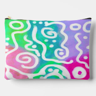 Abstract Digital Painting Accessory Pouch