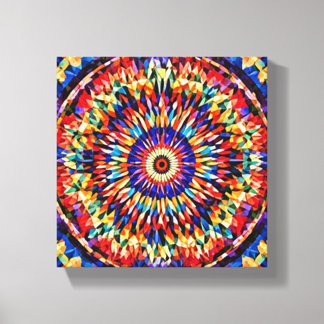 Abstract Digital Painting Canvas Print (Front)