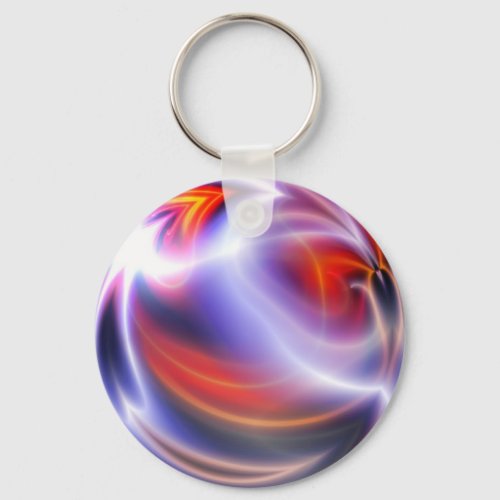 Abstract Digital Painting Keychain