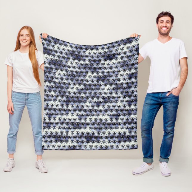 Abstract digital pattern 1191 - Fleece Blanket (In Situ)