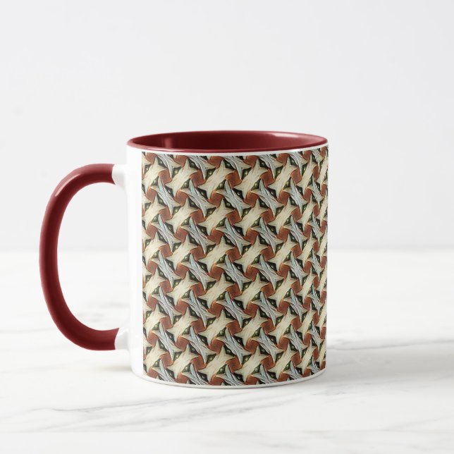 Abstract digital pattern 1220 - Coffee Mug (Left)