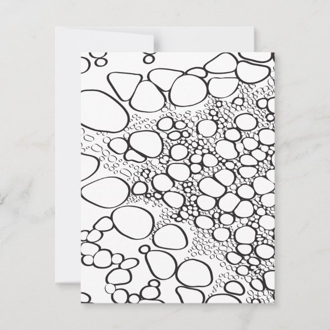 Abstract digital work 10 note card (Front)
