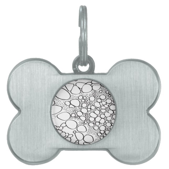 Abstract digital work 10 pet ID tag (Front)