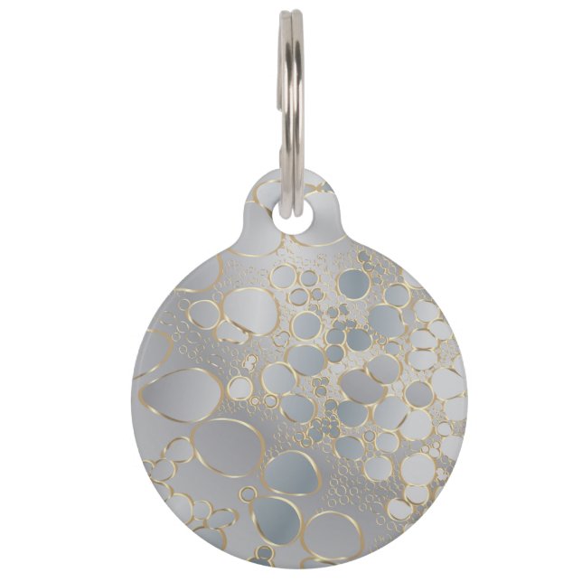 Abstract digital work 2 pet ID tag (Front)
