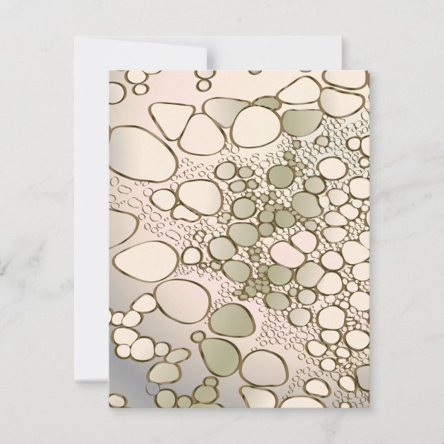 Abstract digital work 5 note card (Front)