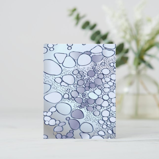 Abstract digital work 6 holiday postcard (Standing Front)