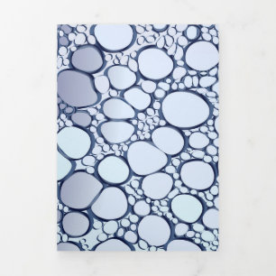 Abstract digital work 6 Tri-Fold holiday card