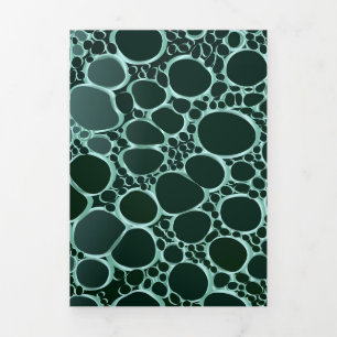Abstract digital work 9 Tri-Fold holiday card