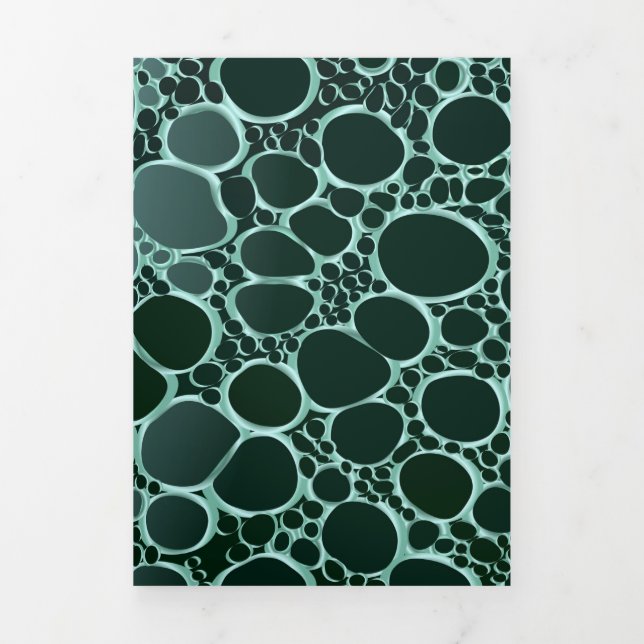 Abstract digital work 9 Tri-Fold holiday card (Cover)