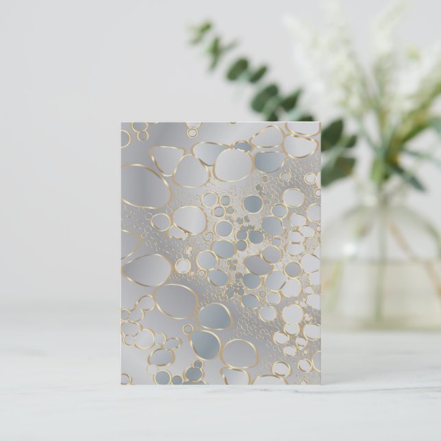 Abstract digital work holiday postcard (Standing Front)