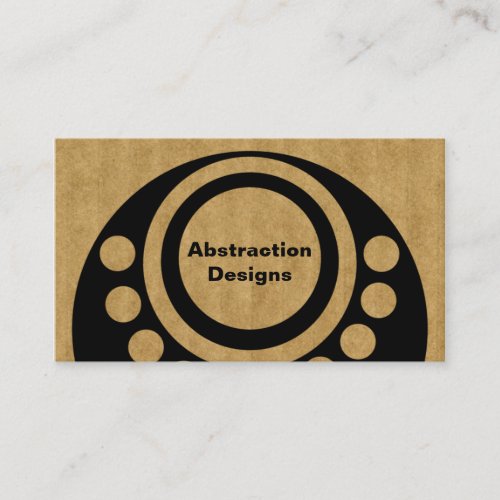Abstract Dimensions Business Card