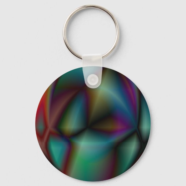 abstract dimensions keychain (Front)