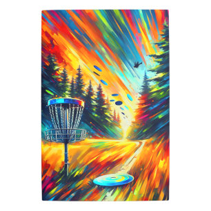 Abstract Disc Golf Art