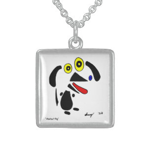 Abstract Dog Necklace