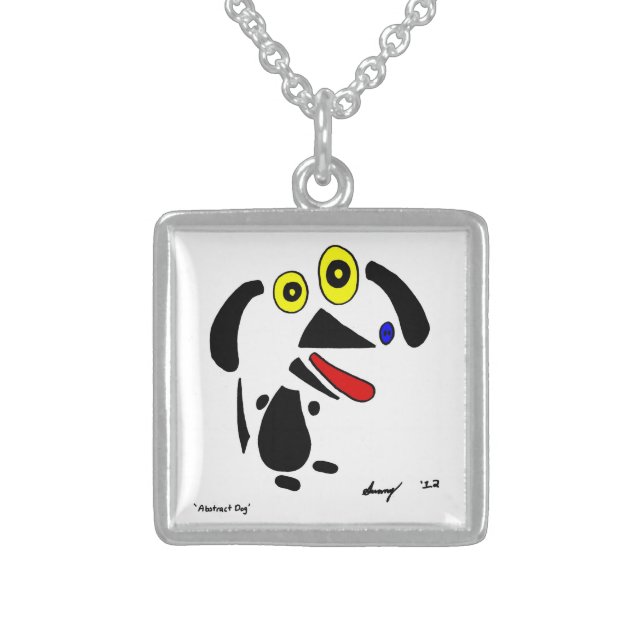 Abstract Dog Necklace (Front)