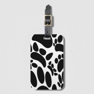 Abstract Dog Pawprint