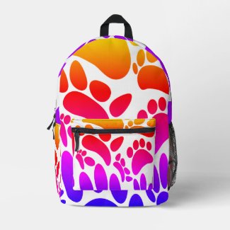 Abstract Dog Pawprint