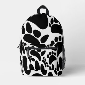 Abstract Dog Pawprint