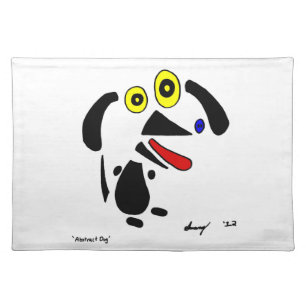 Abstract Dog Placemat