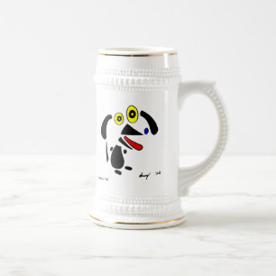 Abstract Dog Stein